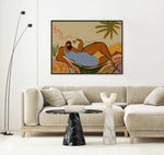 Rest and Relax by Arty Guava | Framed Canvas Art Print