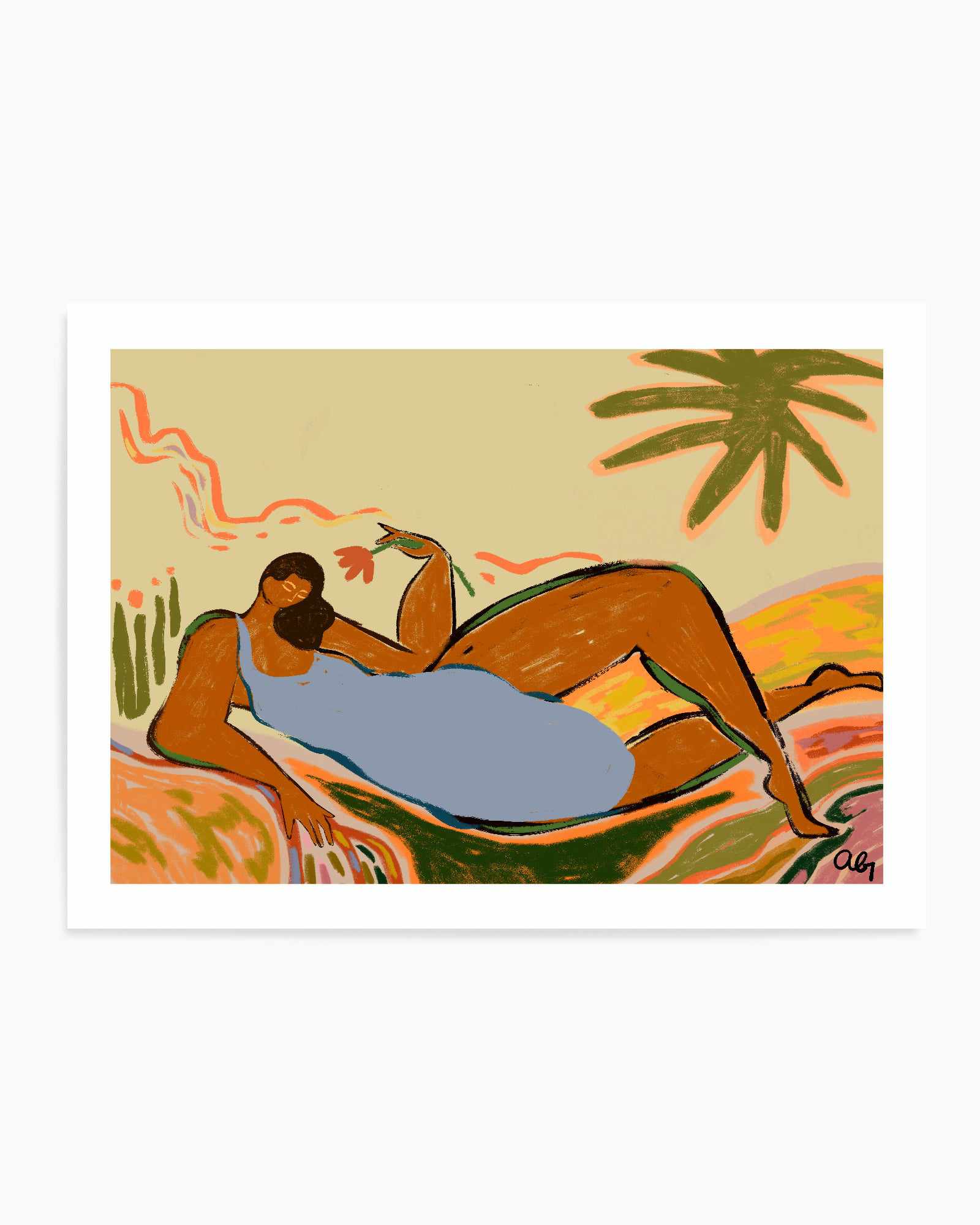 Rest and Relax by Arty Guava | Art Print