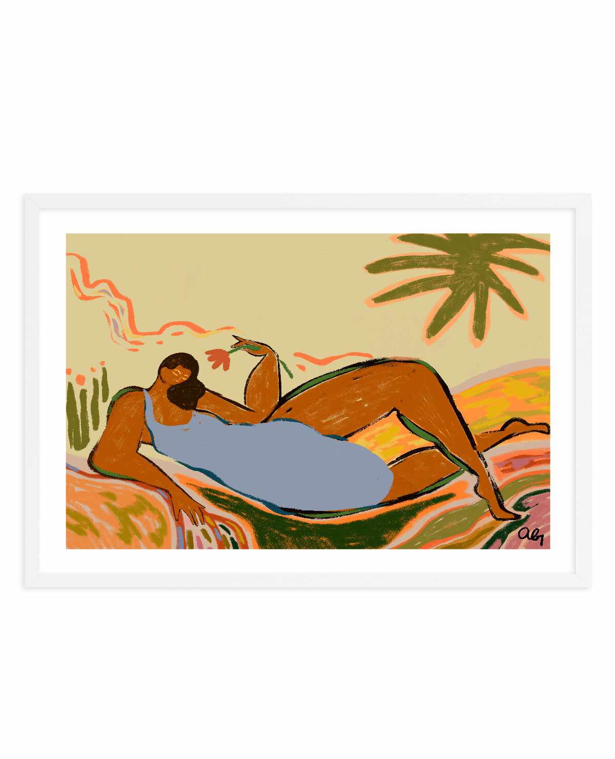 Rest and Relax by Arty Guava | Art Print