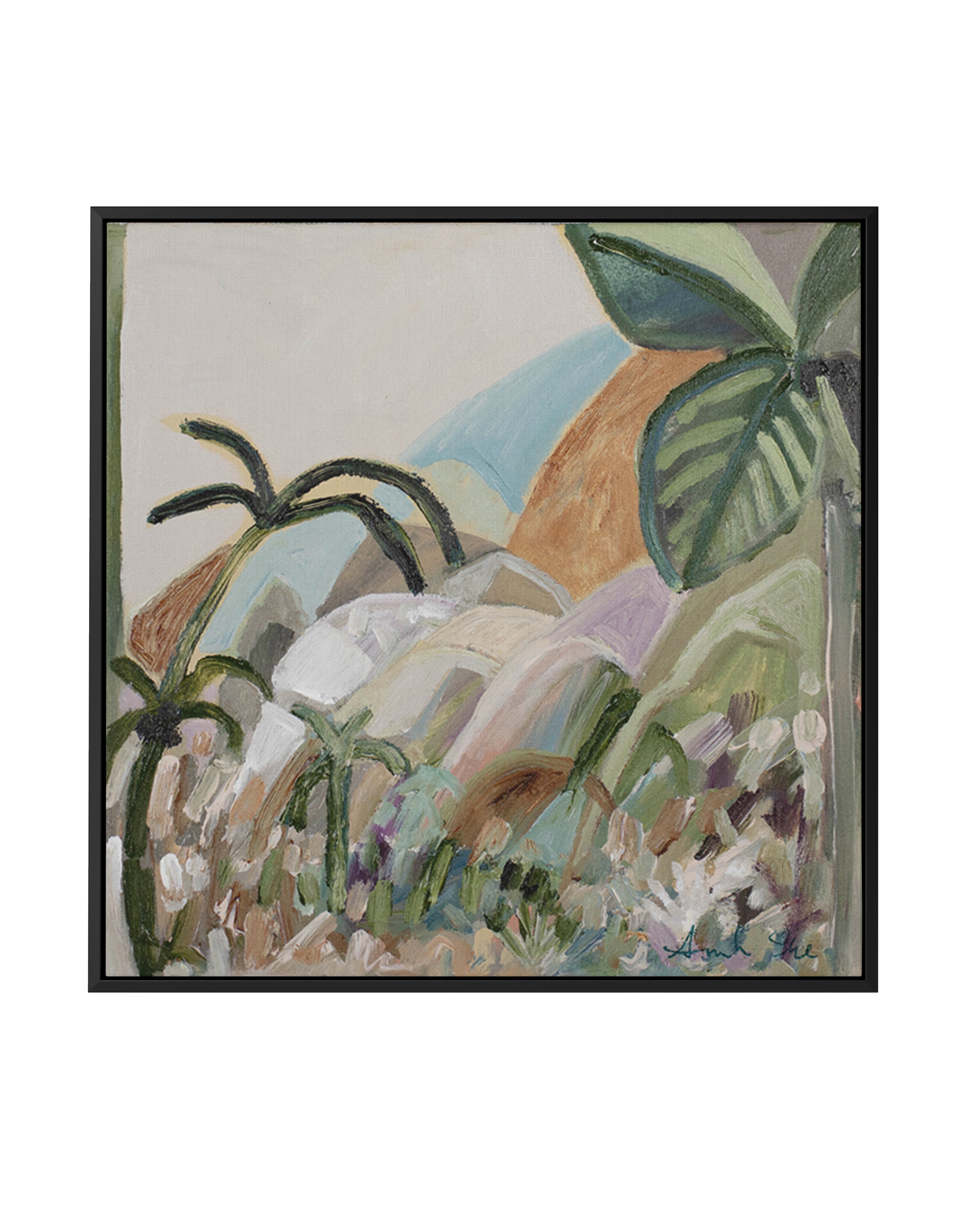 Restful Place by Amanda Skye | Framed Canvas Art Print from Olive et Oriel where you can shop wallpaper and artworks online