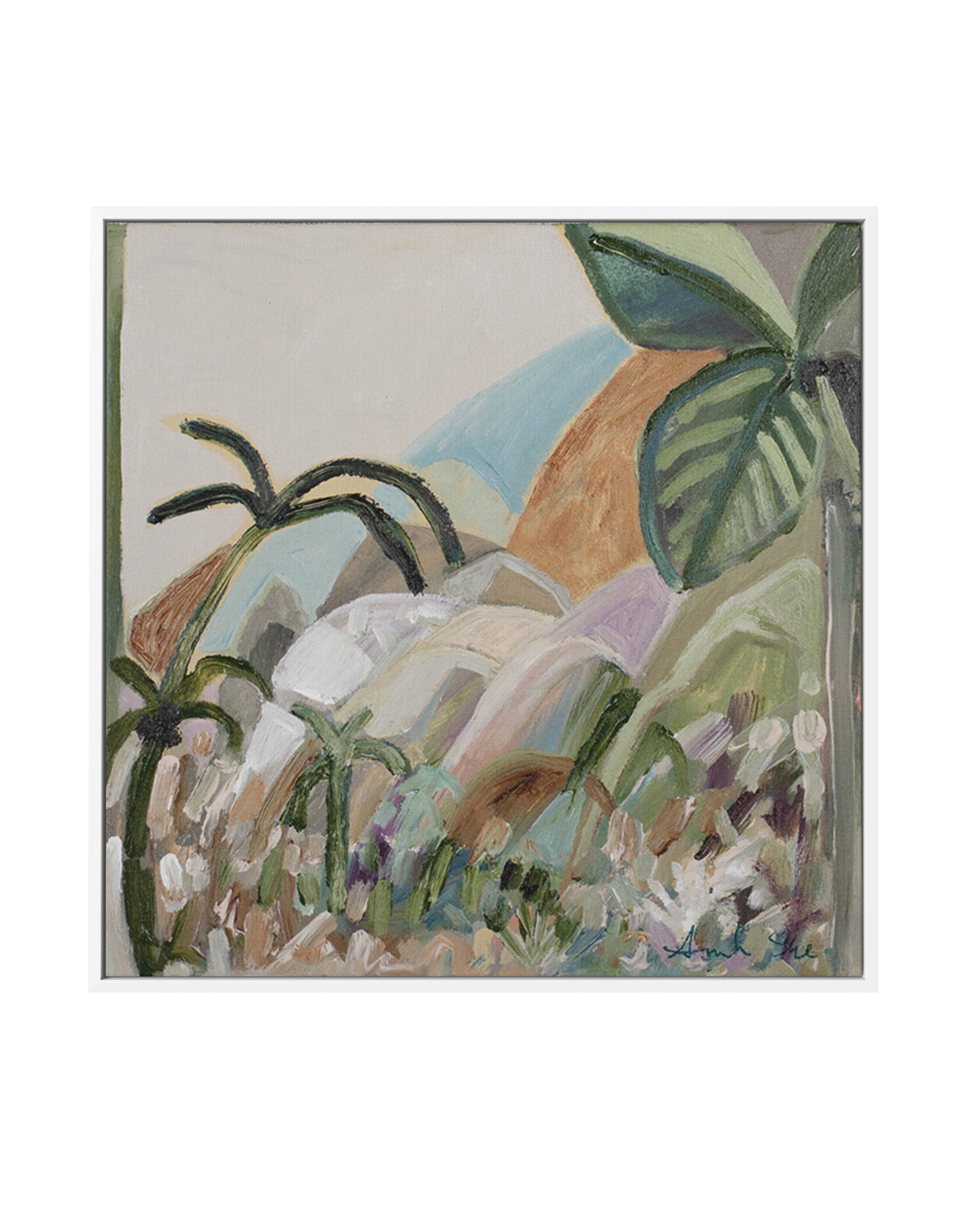 Restful Place by Amanda Skye | Framed Canvas Art Print from Olive et Oriel where you can shop wallpaper and artworks online