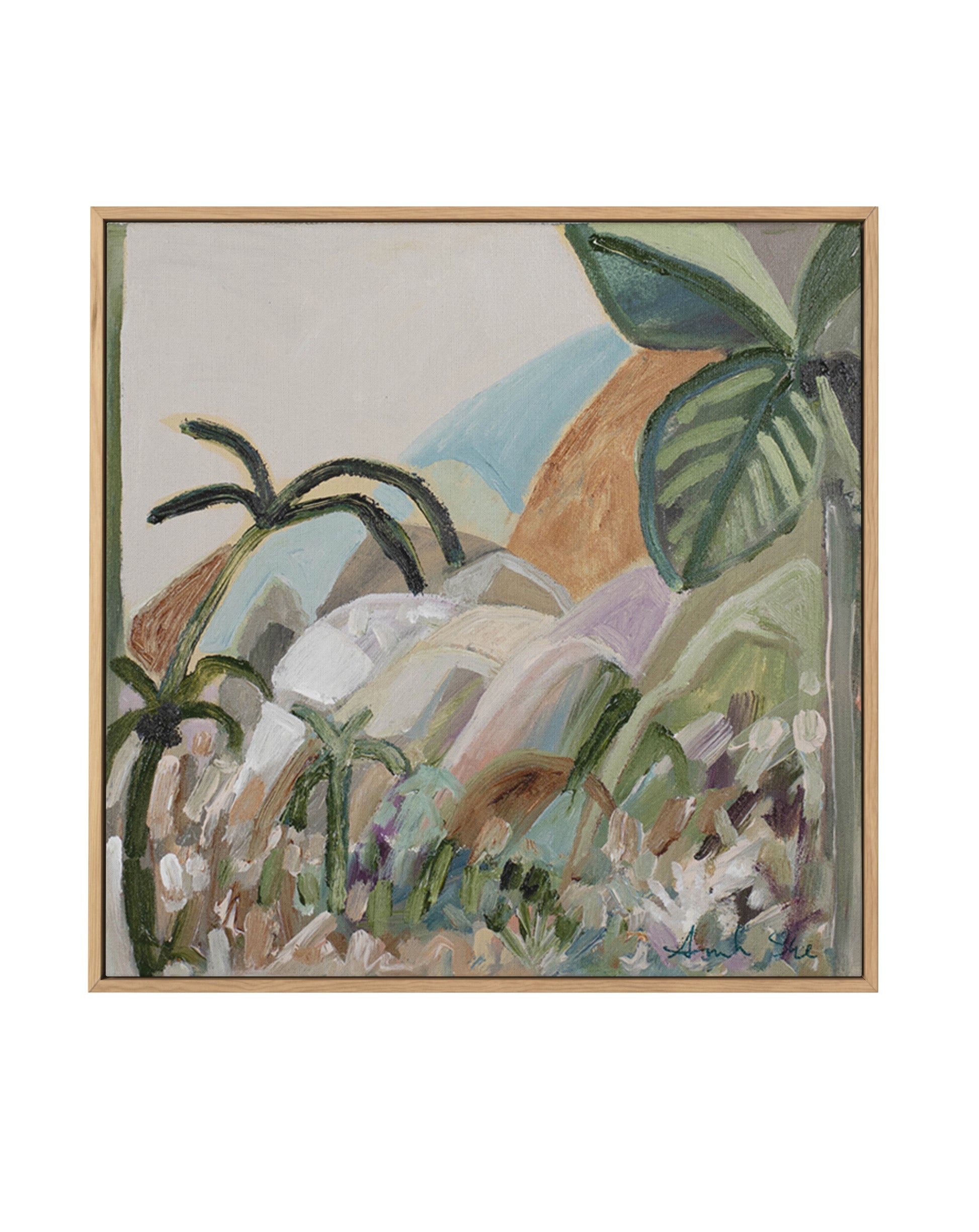 Restful Place by Amanda Skye | Framed Canvas Art Print from Olive et Oriel where you can shop wallpaper and artworks online