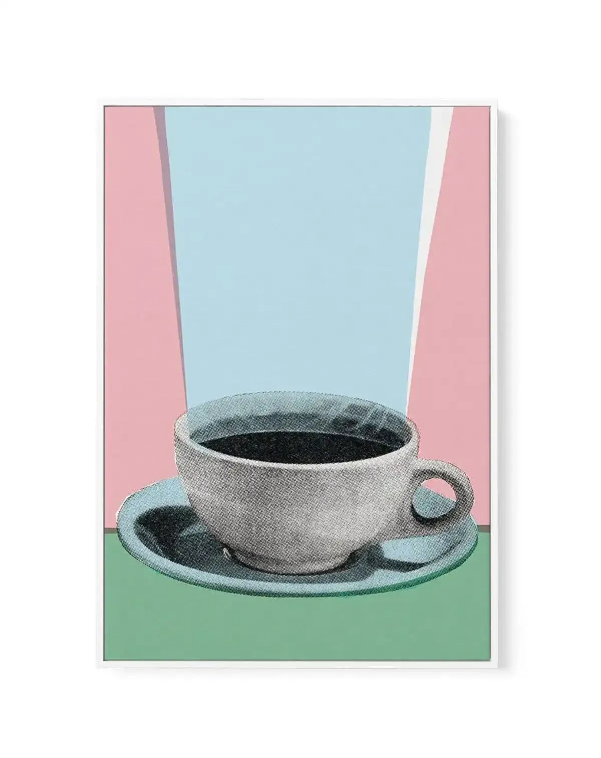 Retro Coffee | Framed Canvas-CANVAS-You can shop wall art online with Olive et Oriel for everything from abstract art to fun kids wall art. Our beautiful modern art prints and canvas art are available from large canvas prints to wall art paintings and our proudly Australian artwork collection offers only the highest quality framed large wall art and canvas art Australia - You can buy fashion photography prints or Hampton print posters and paintings on canvas from Olive et Oriel and have them del