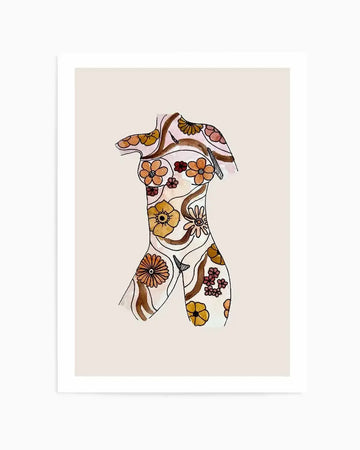 Retro Woman by Maku Fenaroli | Art Print from Olive et Oriel where you can shop wallpaper and artworks online