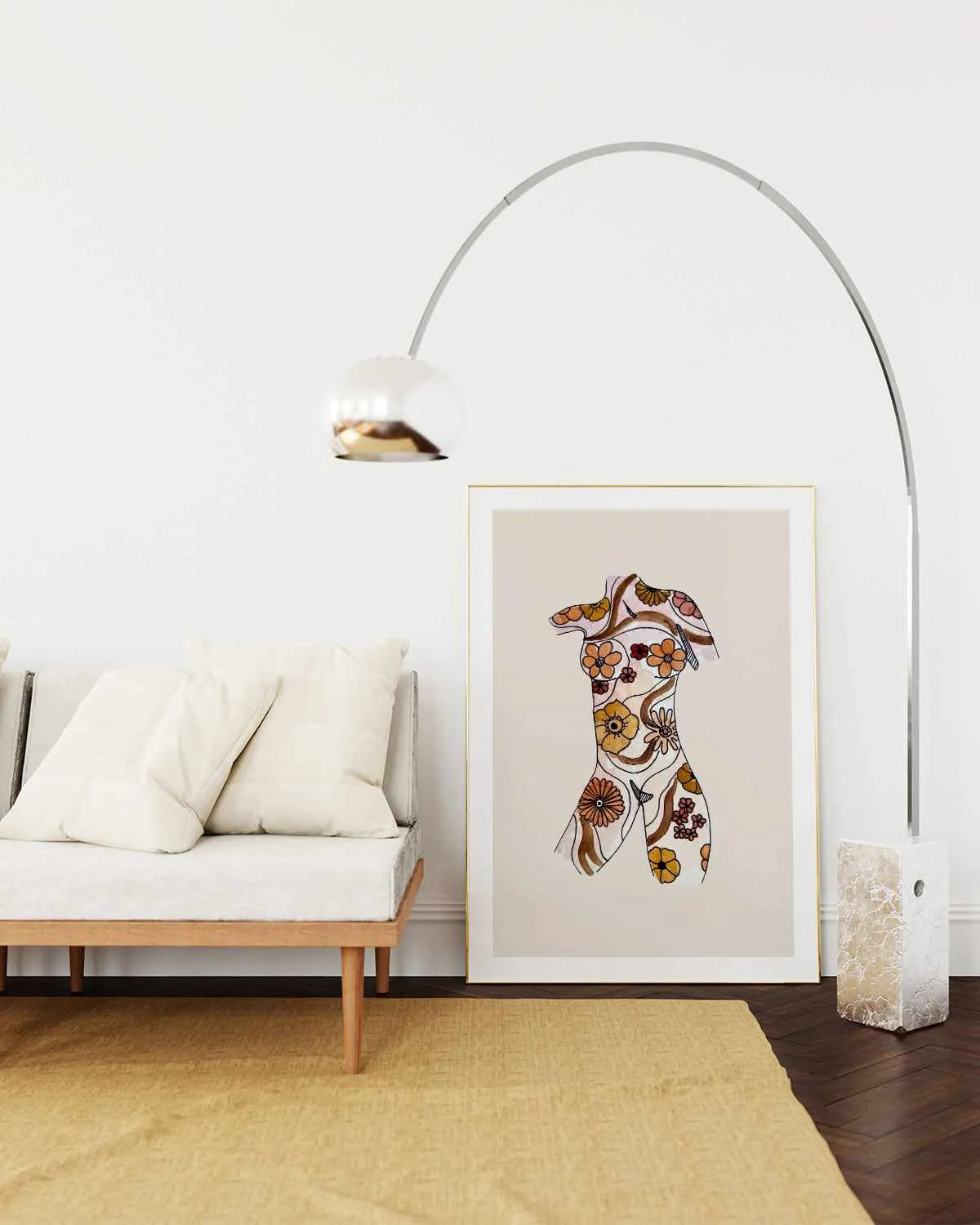 Retro Woman by Maku Fenaroli | Art Print from Olive et Oriel where you can shop wallpaper and artworks online