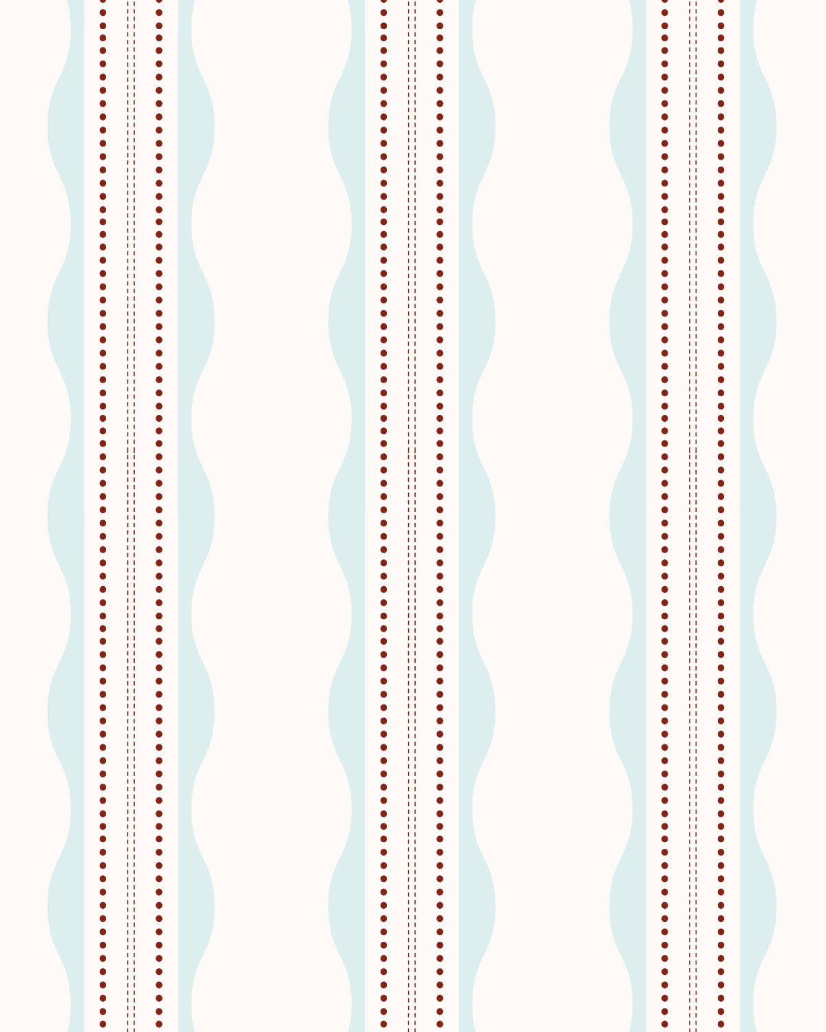 Retro Ribbon Stripes By the Roll Wallpaper