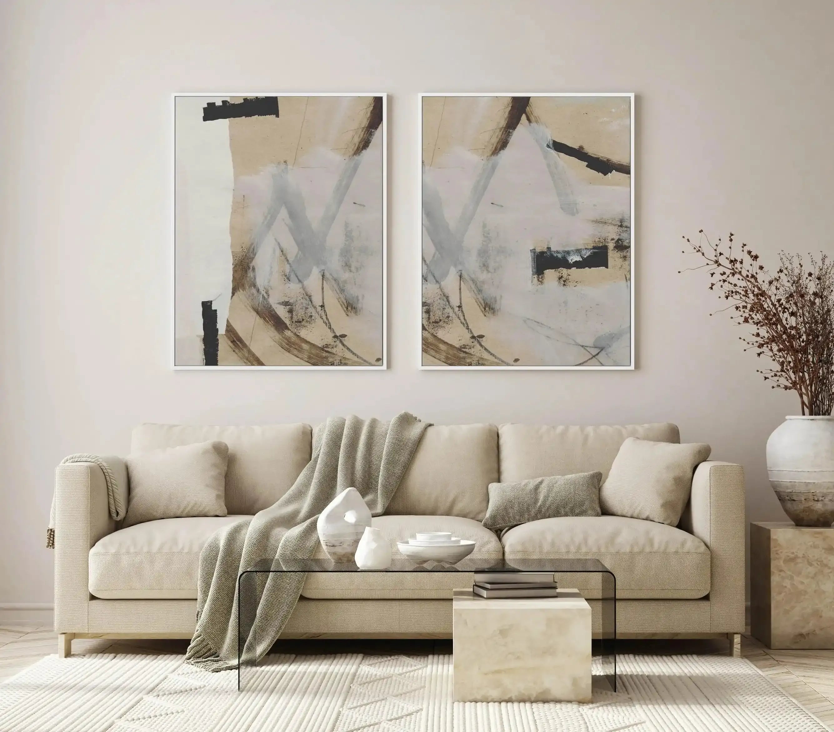 Reunion I by Dan Hobday PT | Framed Canvas-CANVAS-You can shop wall art online with Olive et Oriel for everything from abstract art to fun kids wall art. Our beautiful modern art prints and canvas art are available from large canvas prints to wall art paintings and our proudly Australian artwork collection offers only the highest quality framed large wall art and canvas art Australia - You can buy fashion photography prints or Hampton print posters and paintings on canvas from Olive et Oriel and