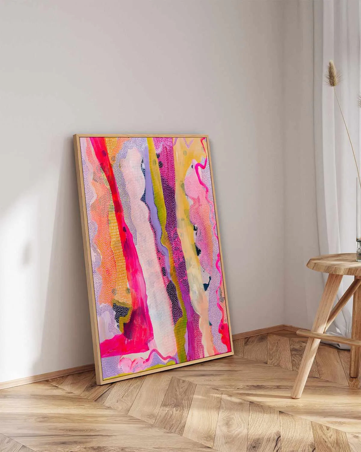 Reverie II by Laura Oczós | Framed Canvas Art Print from Olive et Oriel where you can shop wallpaper and artworks online