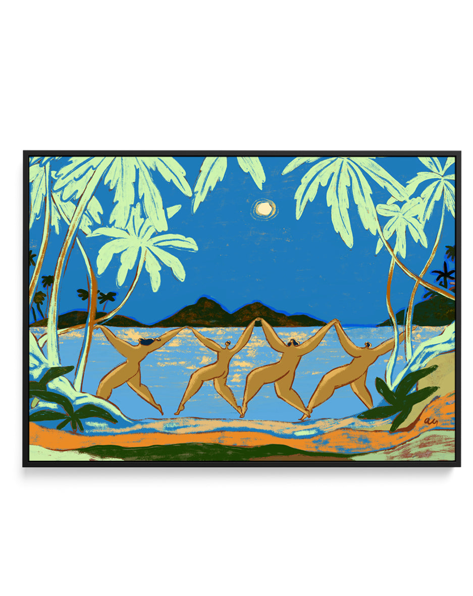Rhythm Of Life by Arty Guava | Framed Canvas Art Print