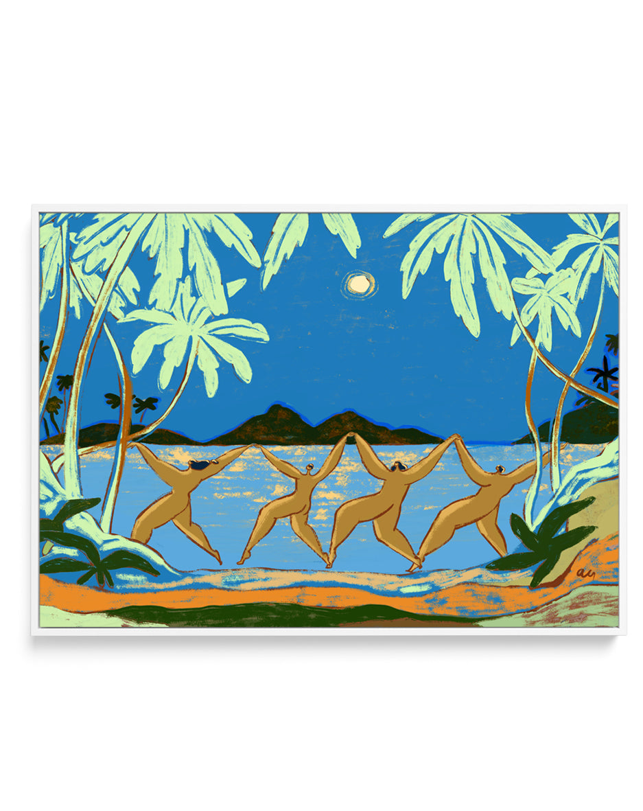 Rhythm Of Life by Arty Guava | Framed Canvas Art Print