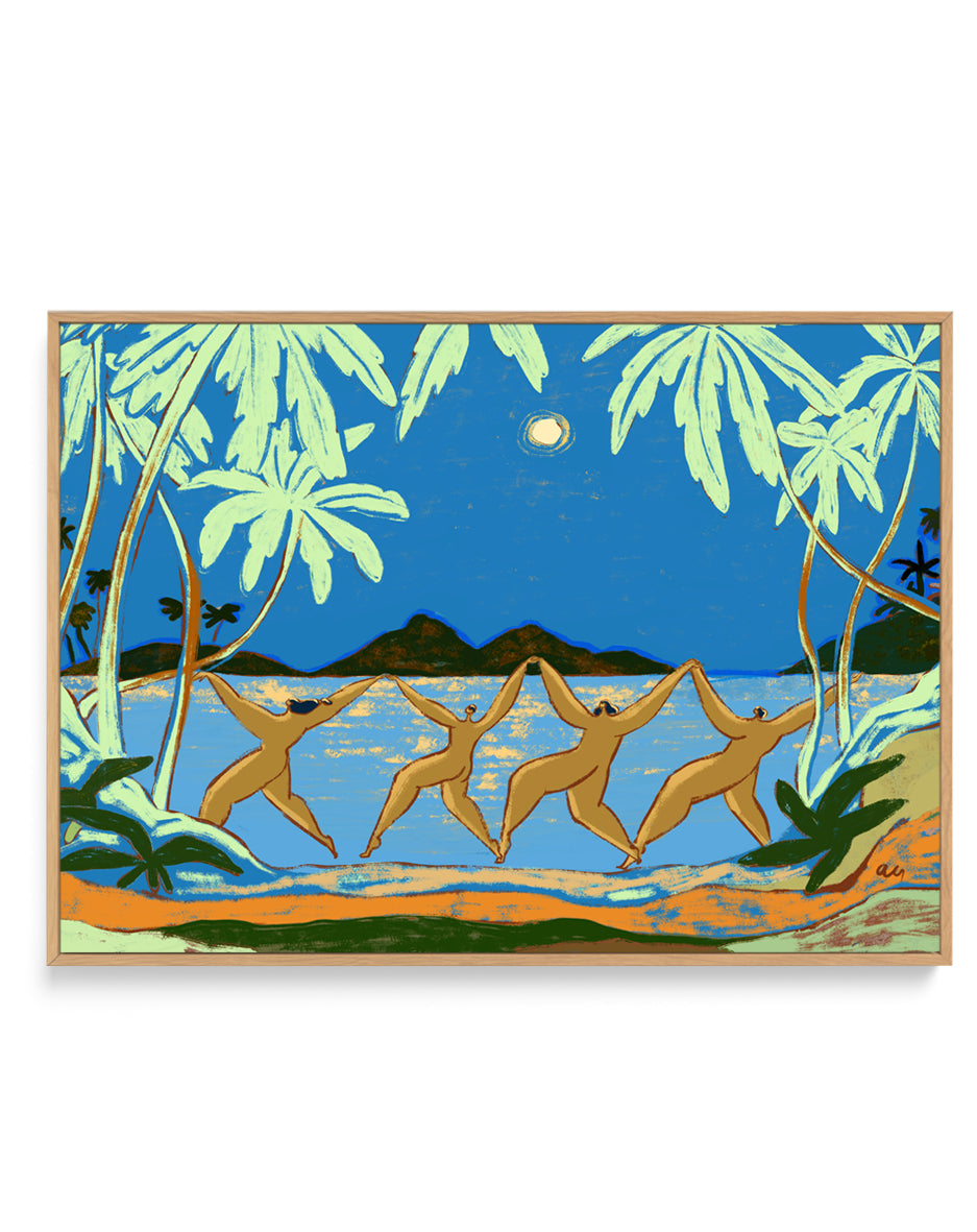 Rhythm Of Life by Arty Guava | Framed Canvas Art Print