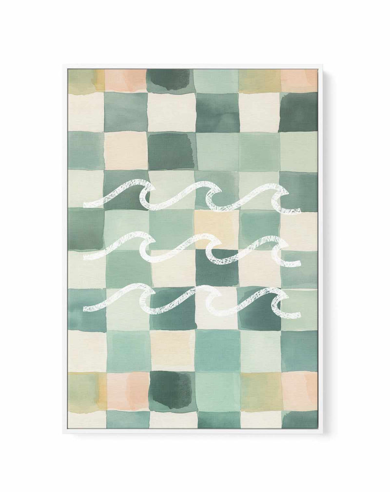 Ride The Wave | Framed Canvas Art Print from Olive et Oriel where you can shop wallpaper and artworks online
