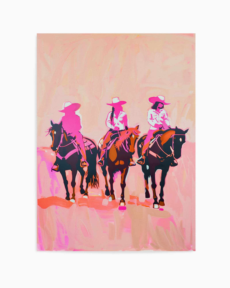 Ride on Cowgirls | Art Print