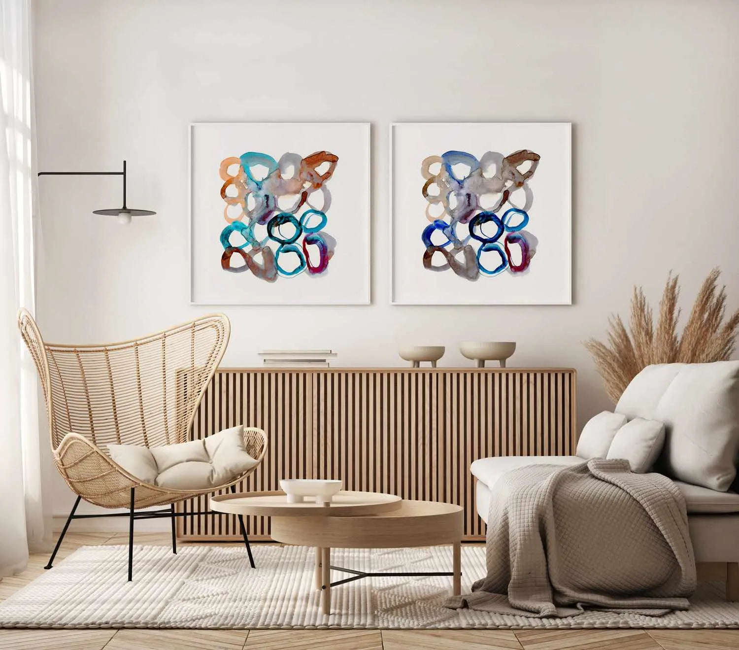 Rings I by Antonia Tzenova Art Print from Olive et Oriel where you can shop wallpaper and artworks online