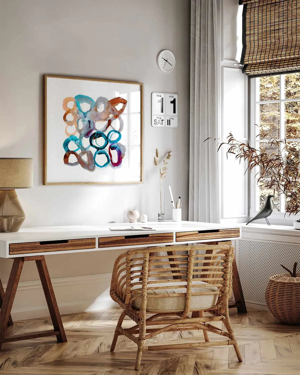 Rings I by Antonia Tzenova Art Print from Olive et Oriel where you can shop wallpaper and artworks online