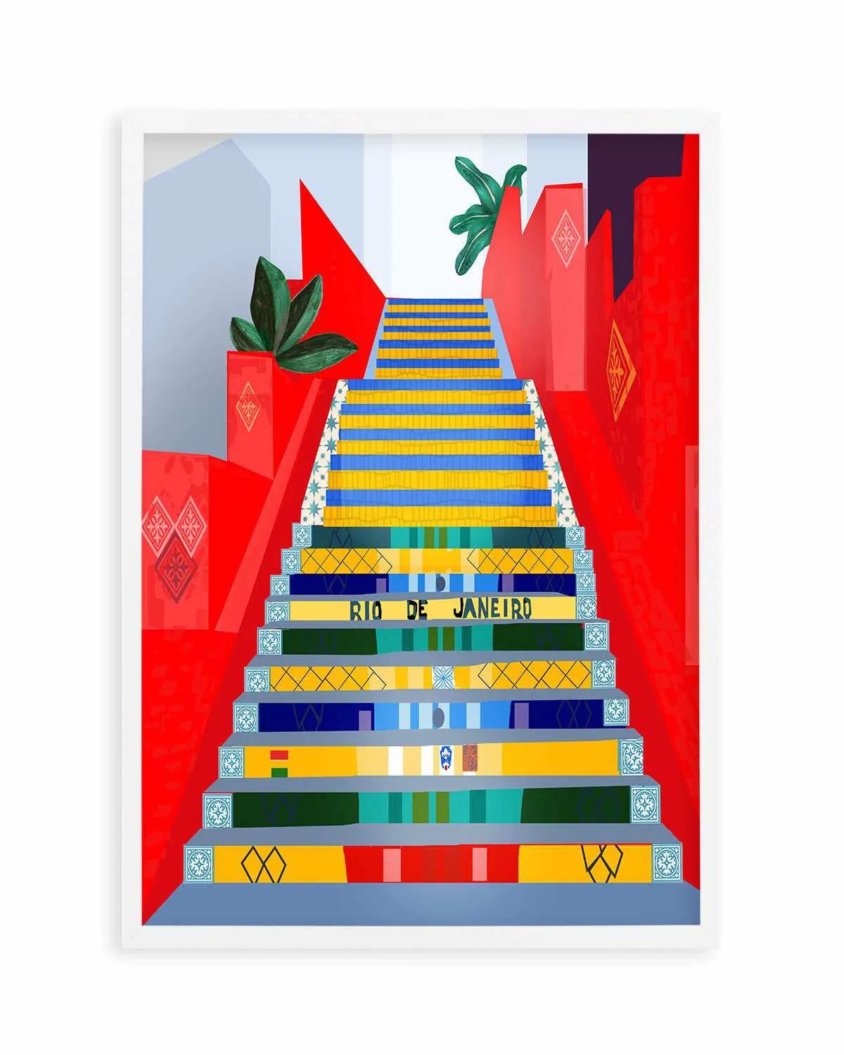 Rio De Janeiro by Petra Lizde Art Print from Olive et Oriel where you can shop wallpaper and artworks online