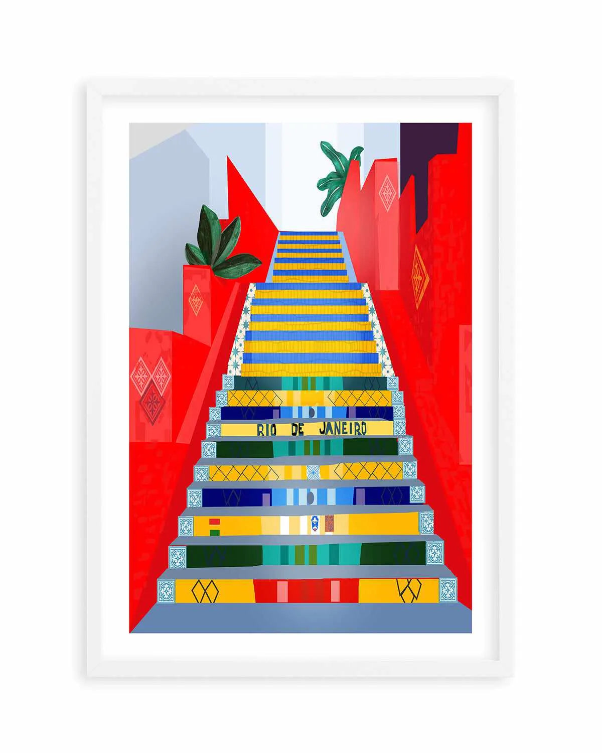 Rio De Janeiro by Petra Lizde Art Print from Olive et Oriel where you can shop wallpaper and artworks online