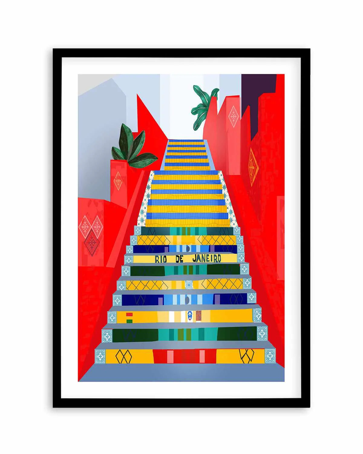 Rio De Janeiro by Petra Lizde Art Print from Olive et Oriel where you can shop wallpaper and artworks online