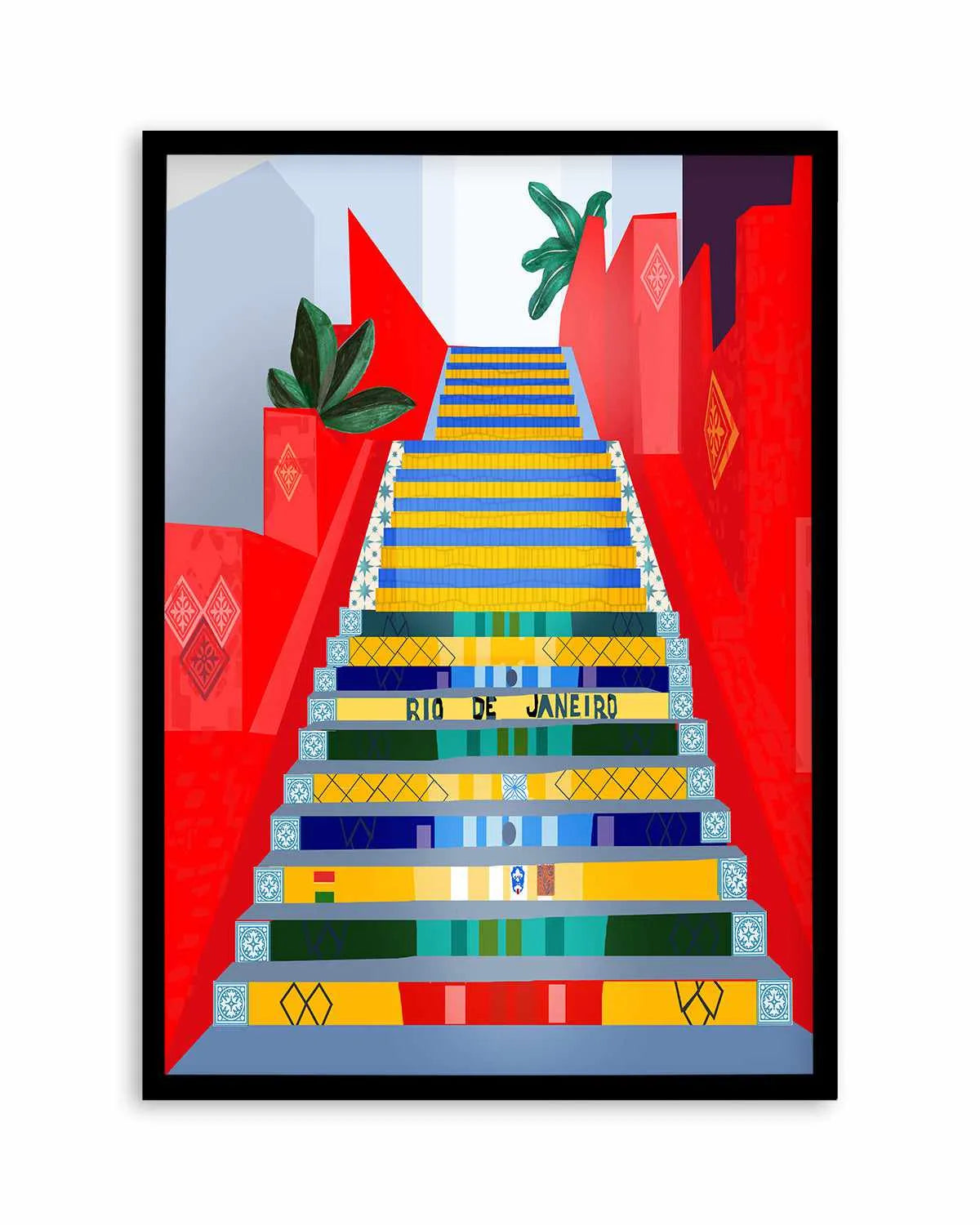 Rio De Janeiro by Petra Lizde Art Print from Olive et Oriel where you can shop wallpaper and artworks online