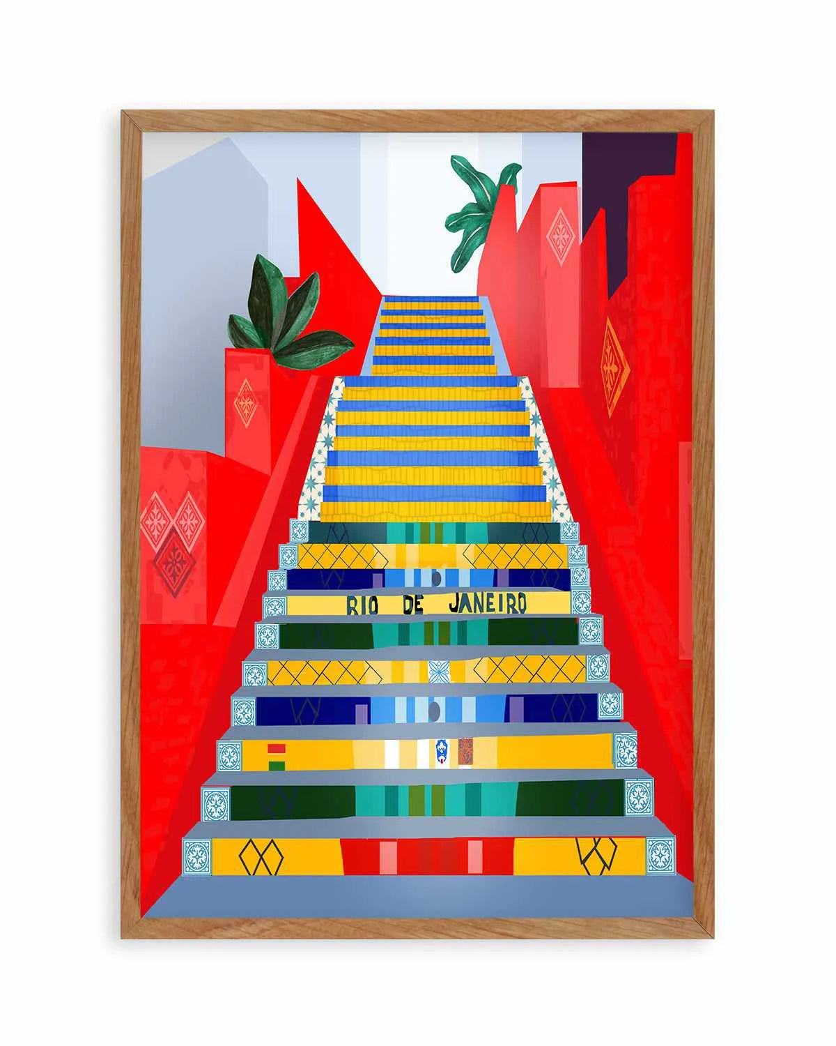 Rio De Janeiro by Petra Lizde Art Print from Olive et Oriel where you can shop wallpaper and artworks online