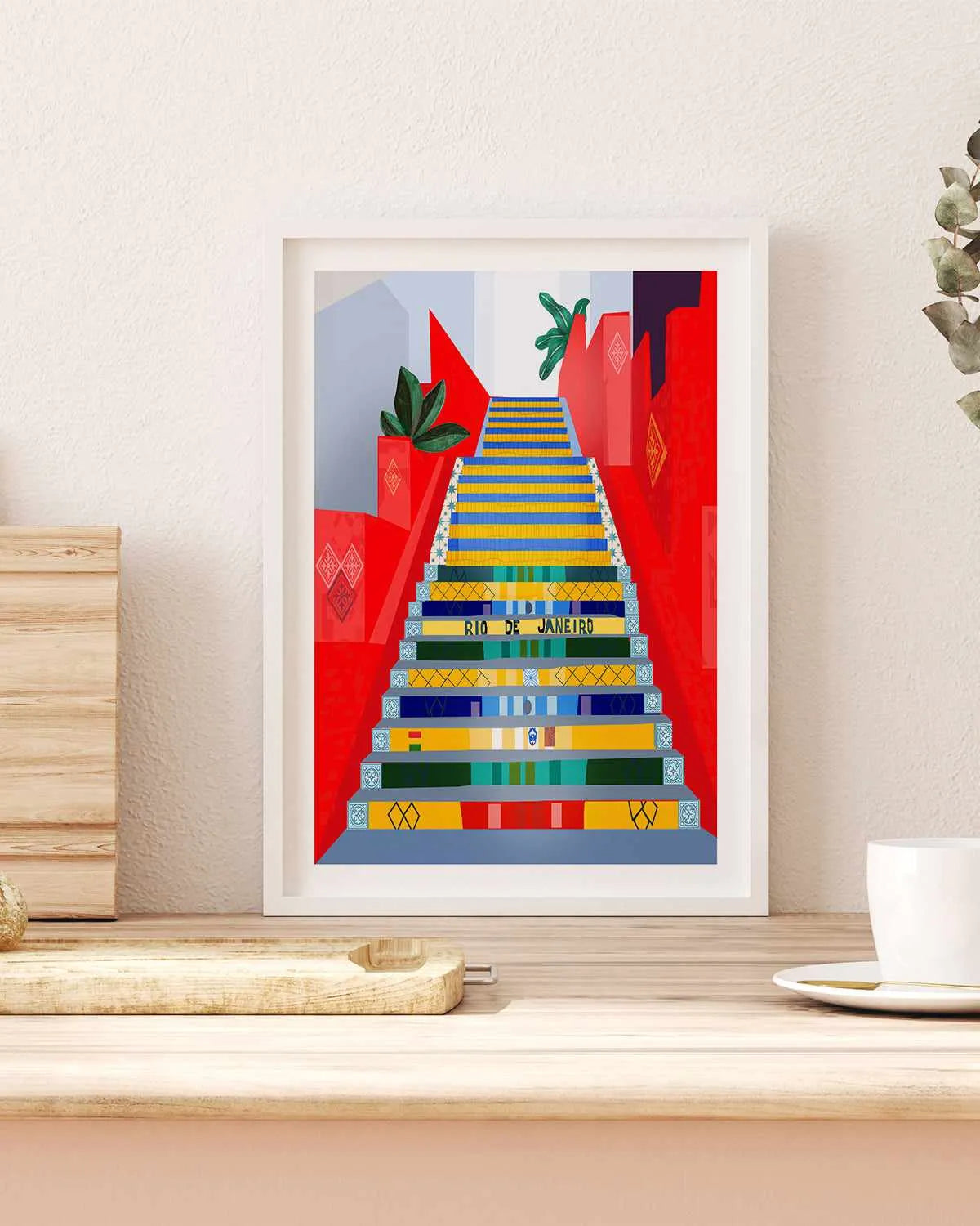 Rio De Janeiro by Petra Lizde Art Print from Olive et Oriel where you can shop wallpaper and artworks online