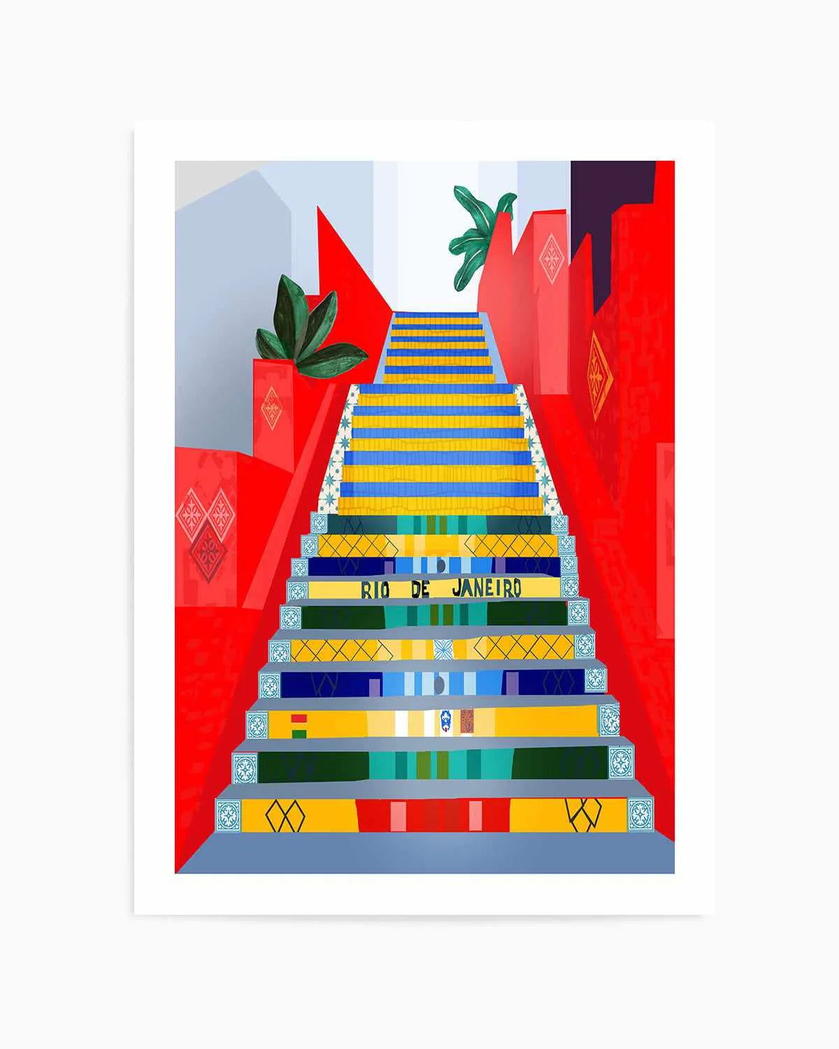 Rio De Janeiro by Petra Lizde Art Print from Olive et Oriel where you can shop wallpaper and artworks online