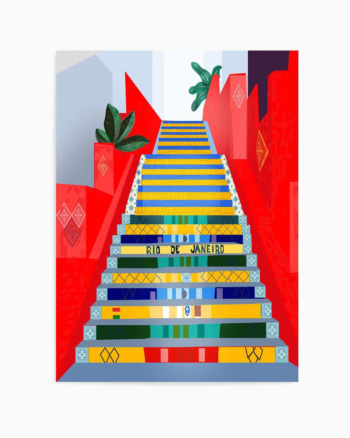 Rio De Janeiro by Petra Lizde Art Print from Olive et Oriel where you can shop wallpaper and artworks online