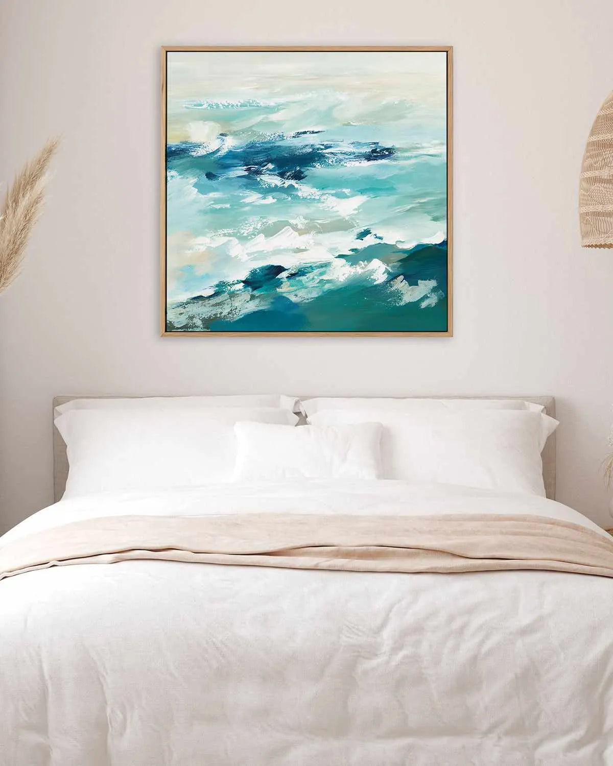 Ripple in the Sea I | Framed Canvas Art Print from Olive et Oriel where you can shop wallpaper and artworks online
