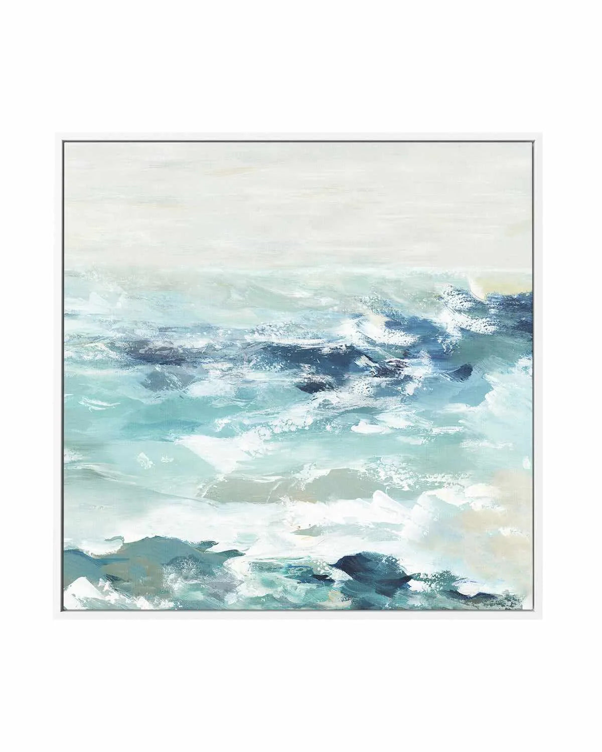 Ripple in the Sea II | Framed Canvas Art Print from Olive et Oriel where you can shop wallpaper and artworks online