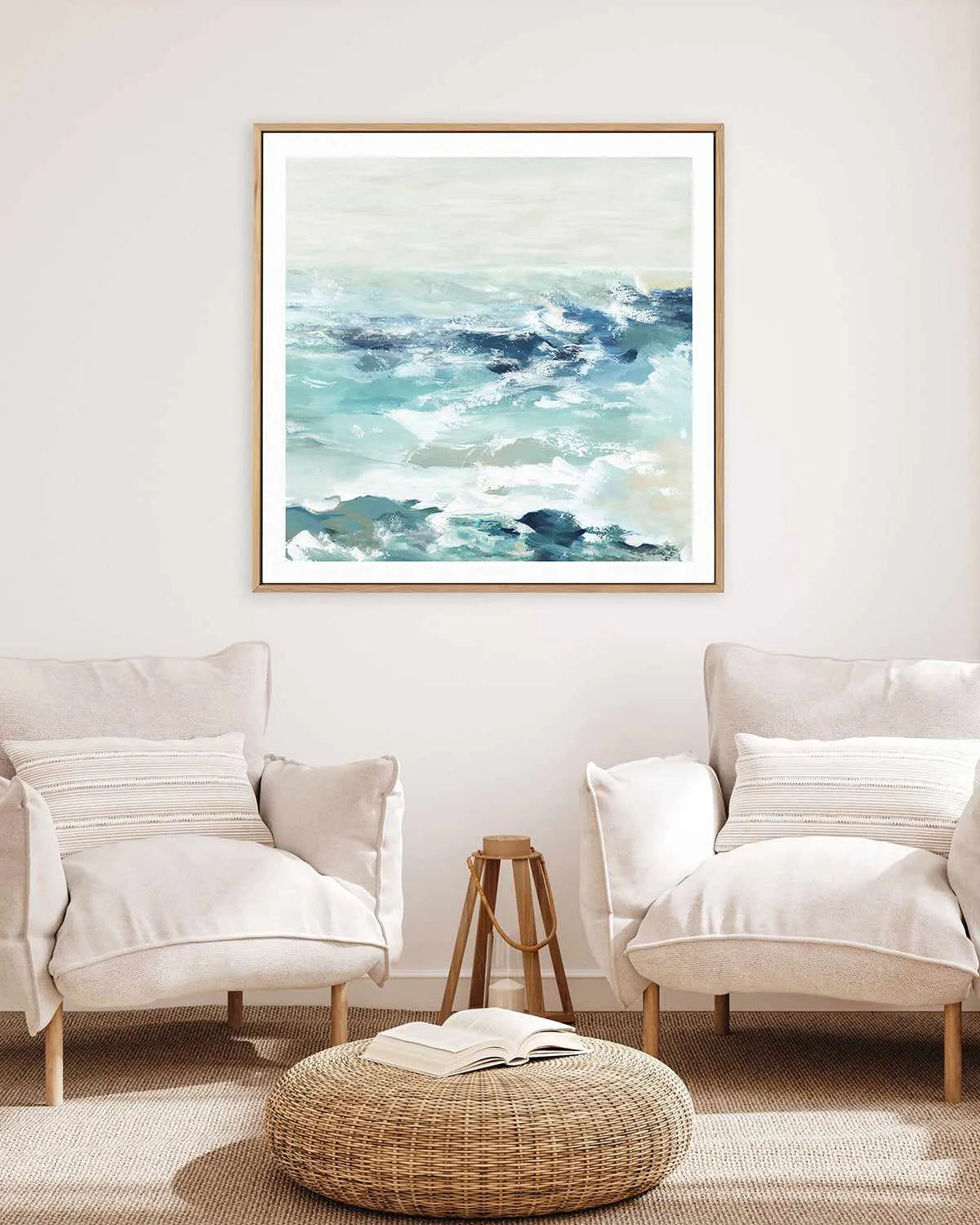 Ripple in the Sea II Art Print from Olive et Oriel where you can shop wallpaper and artworks online
