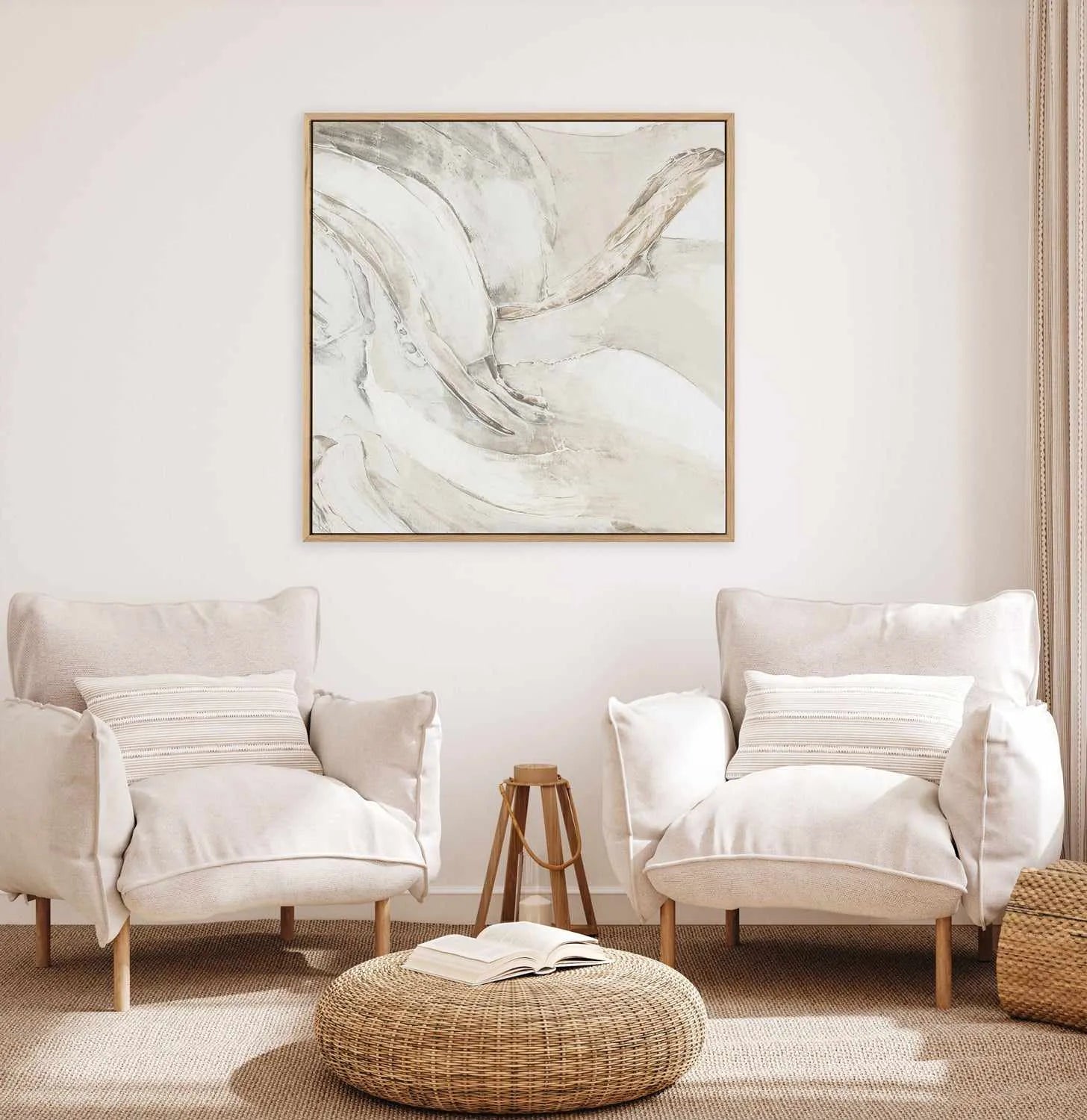 Ripples of Wave II | Framed Canvas Art Print from Olive et Oriel where you can shop wallpaper and artworks online
