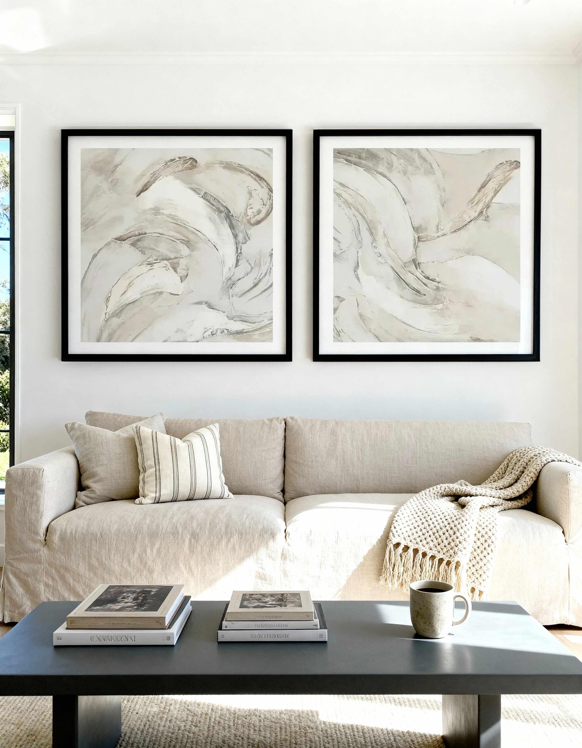 Ripples of Wave I & II Art Print Set of 2 | Matching Wall Art from Olive et Oriel where you can shop wallpaper and artworks online
