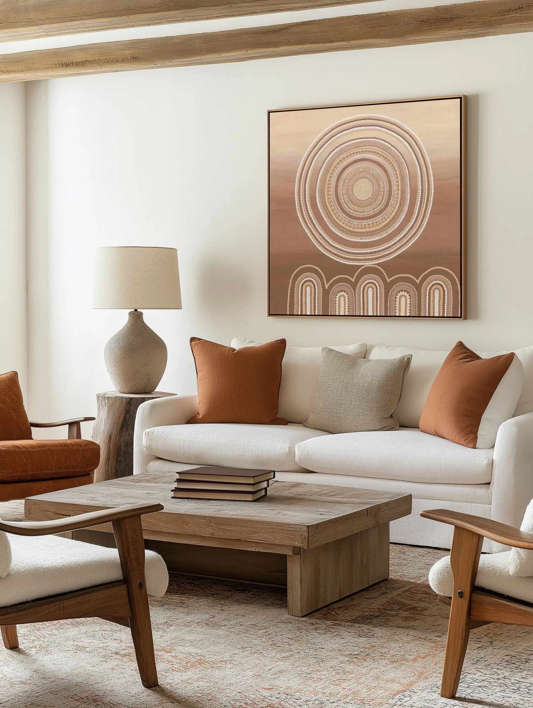 Rise Up by Karissa Undy | Framed Canvas Art Print from Olive et Oriel where you can shop wallpaper and artworks online