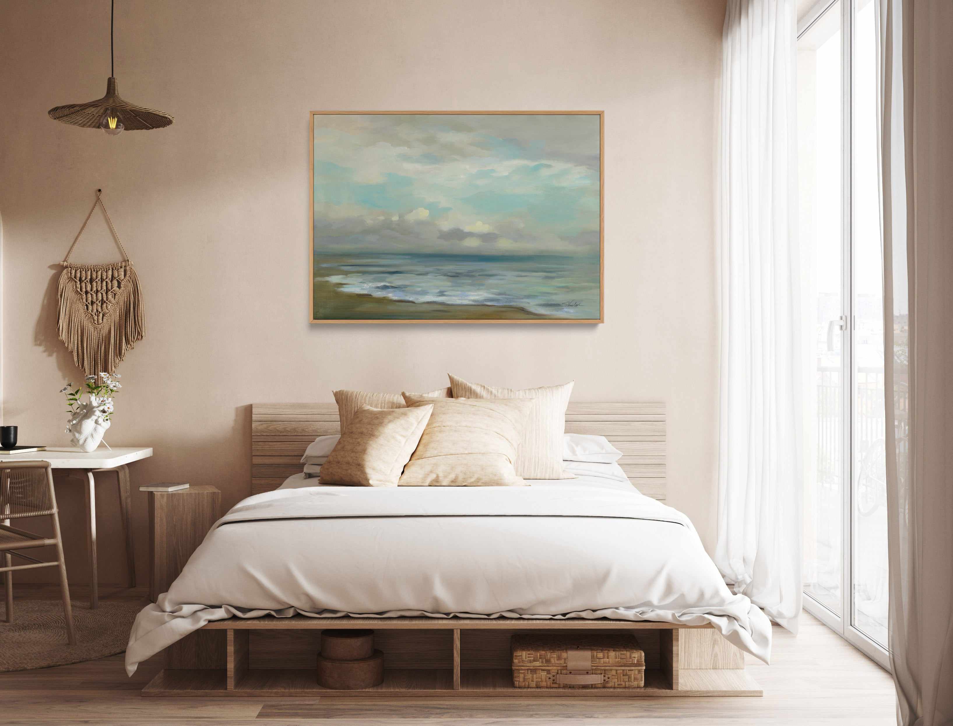 Rising Sun | Framed Canvas Art Print