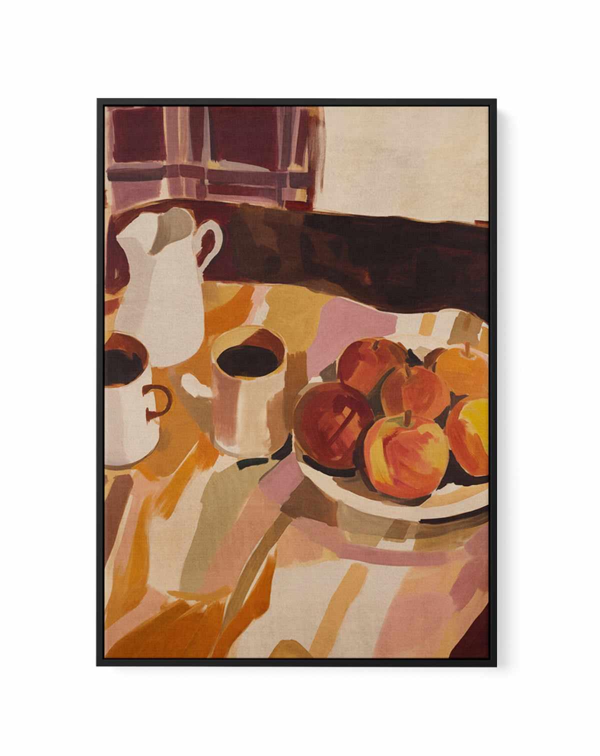 Ritual de la Mañana I | Framed Canvas Art Print from Olive et Oriel where you can shop wallpaper and artworks online