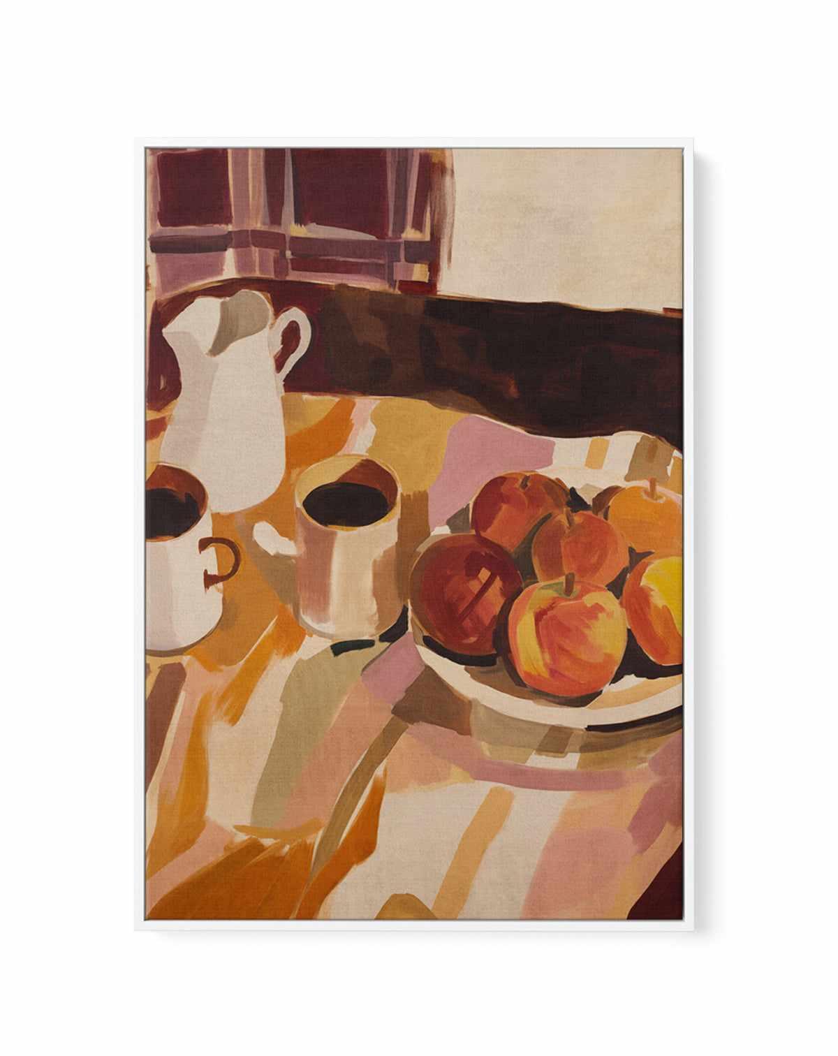 Ritual de la Mañana I | Framed Canvas Art Print from Olive et Oriel where you can shop wallpaper and artworks online