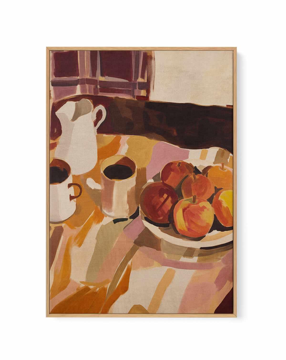 Ritual de la Mañana I | Framed Canvas Art Print from Olive et Oriel where you can shop wallpaper and artworks online