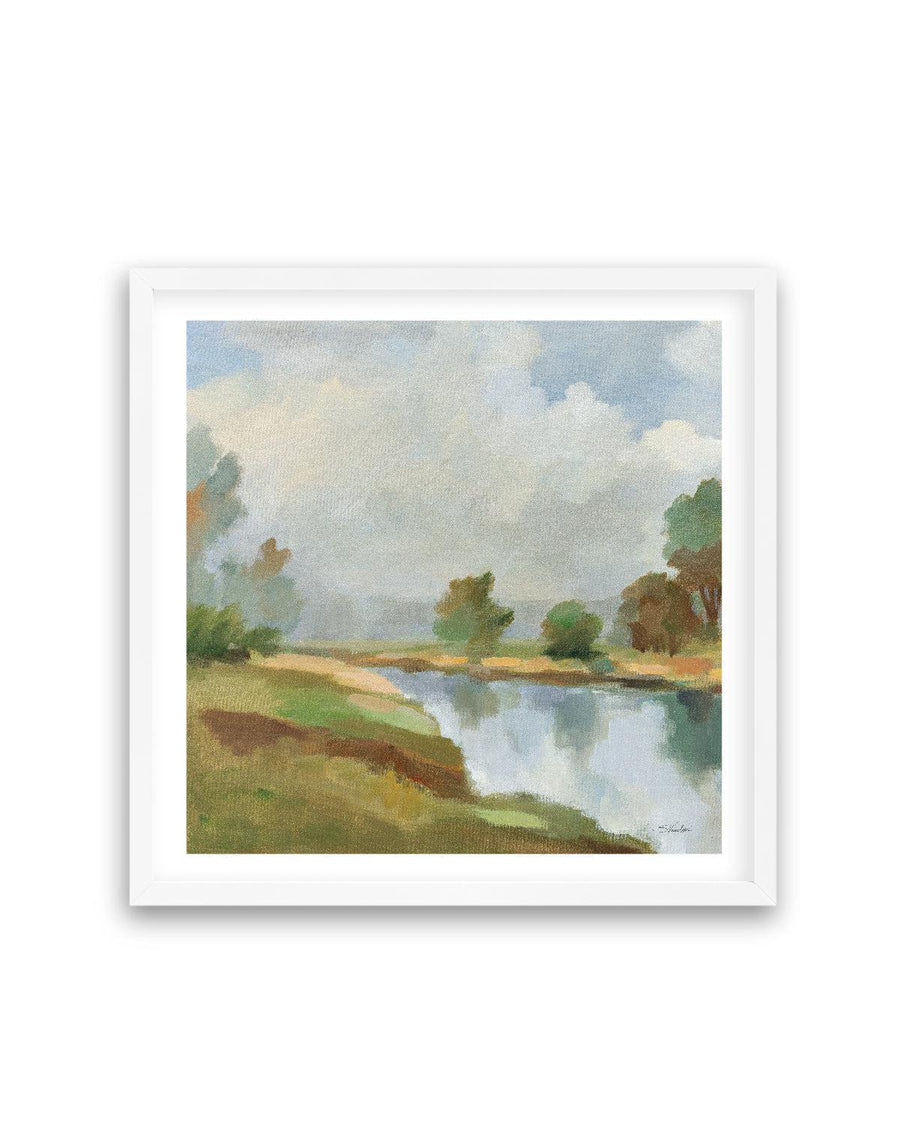 River and Clouds II | Art Print from Olive et Oriel where you can shop wallpaper and artworks online