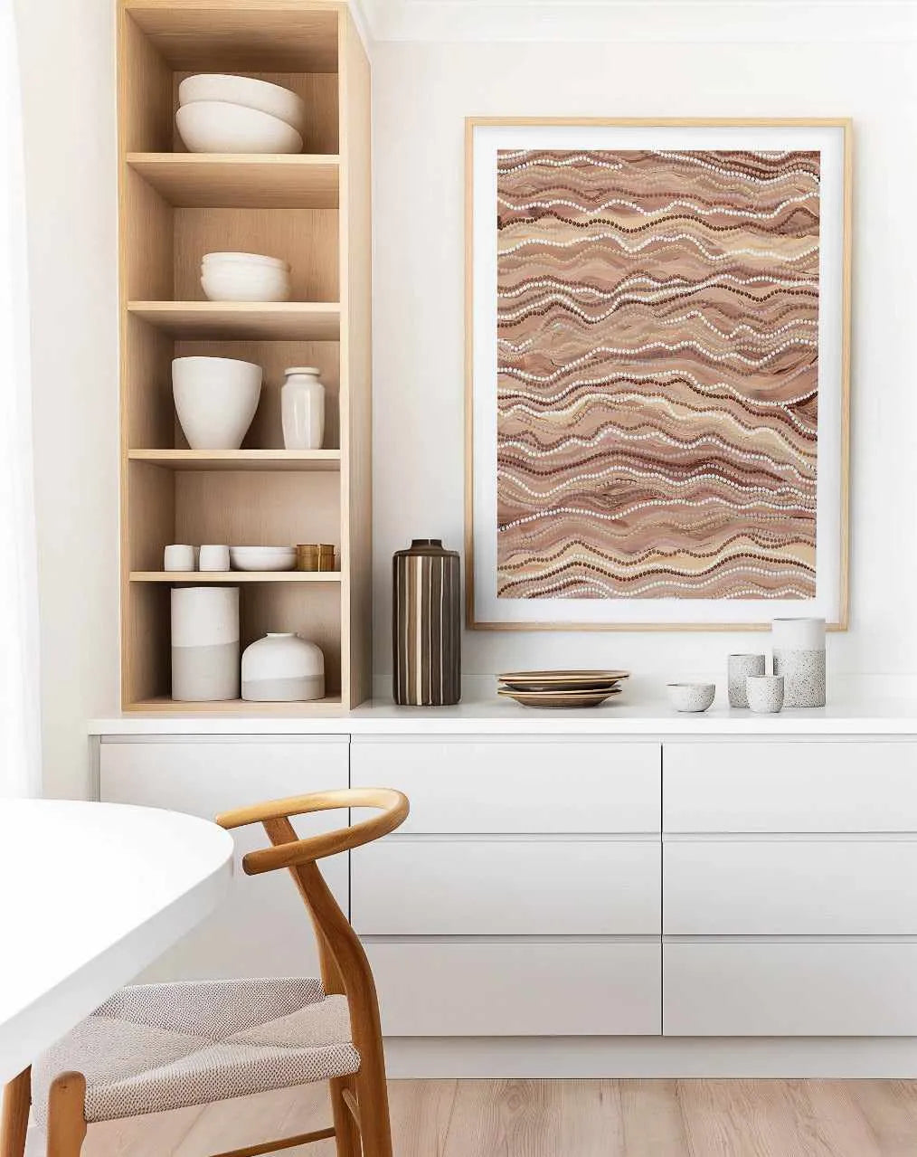 River Flow by Karissa Undy | Art Print from Olive et Oriel where you can shop wallpaper and artworks online