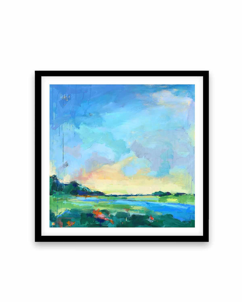 River Marsh by Page Pearson Railsback Art Print