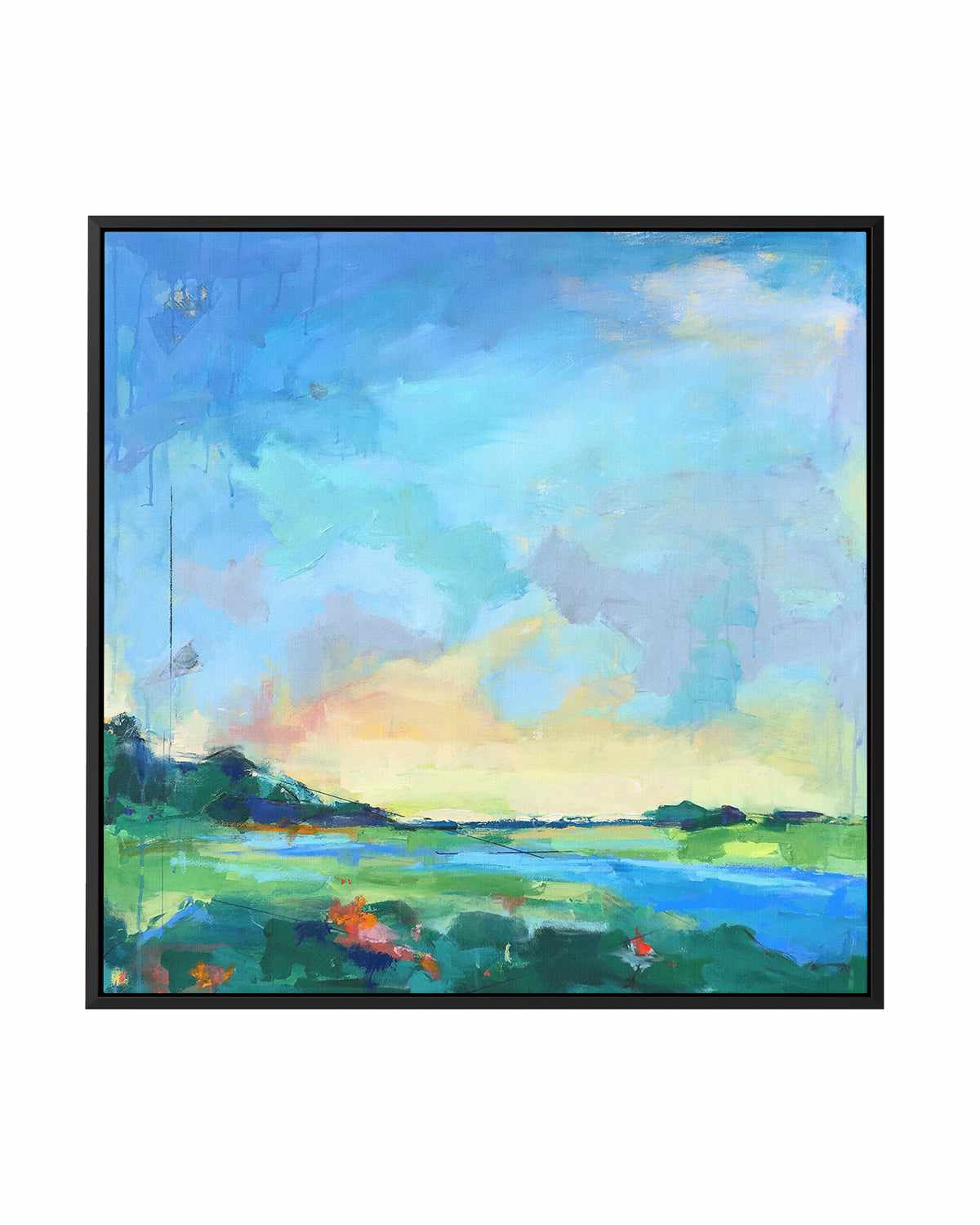 River Marsh by Page Pearson Railsback | Framed Canvas Art Print