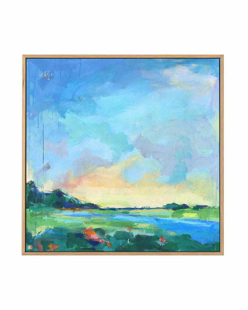 River Marsh by Page Pearson Railsback | Framed Canvas Art Print