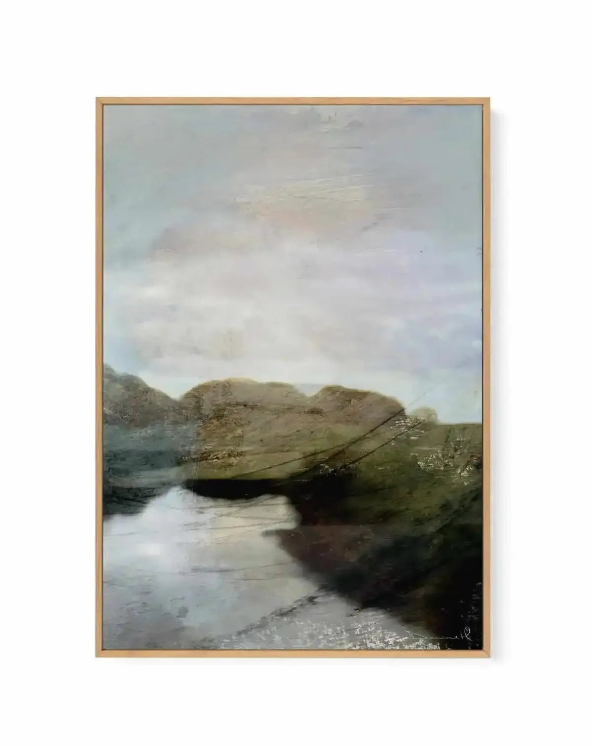 River Otter II by Dan Hobday PT | Framed Canvas Art Print from Olive et Oriel where you can shop wallpaper and artworks online