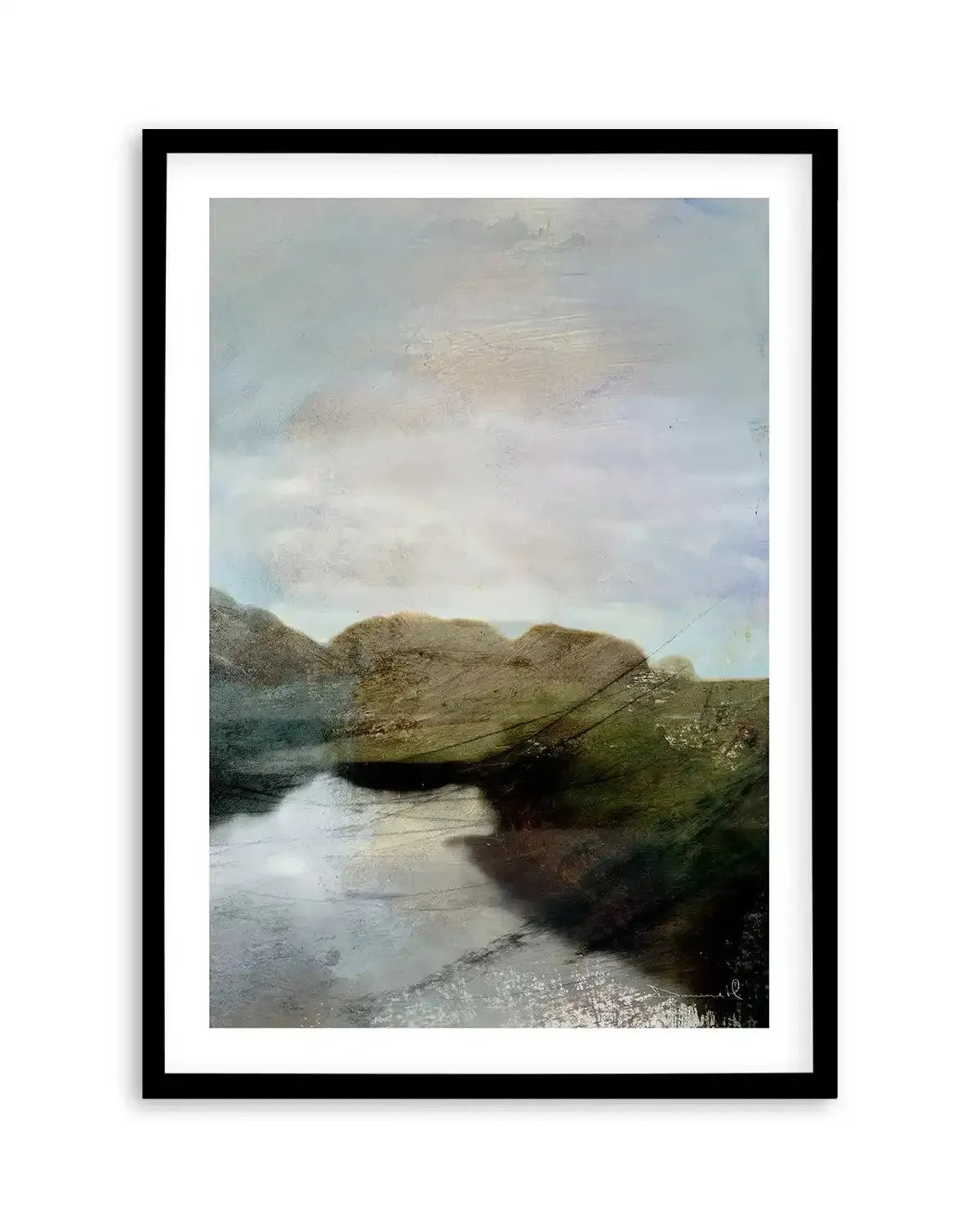 River Otter II by Dan Hobday PT Art Print-PRINT-Olive et Oriel-Dan Hobday-A5 | 5.8" x 8.3" | 14.8 x 21cm-Black-With White Border-Buy-Australian-Art-Prints-Online-with-Olive-et-Oriel-Your-Artwork-Specialists-Austrailia-Decorate-With-Coastal-Photo-Wall-Art-Prints-From-Our-Beach-House-Artwork-Collection-Fine-Poster-and-Framed-Artwork