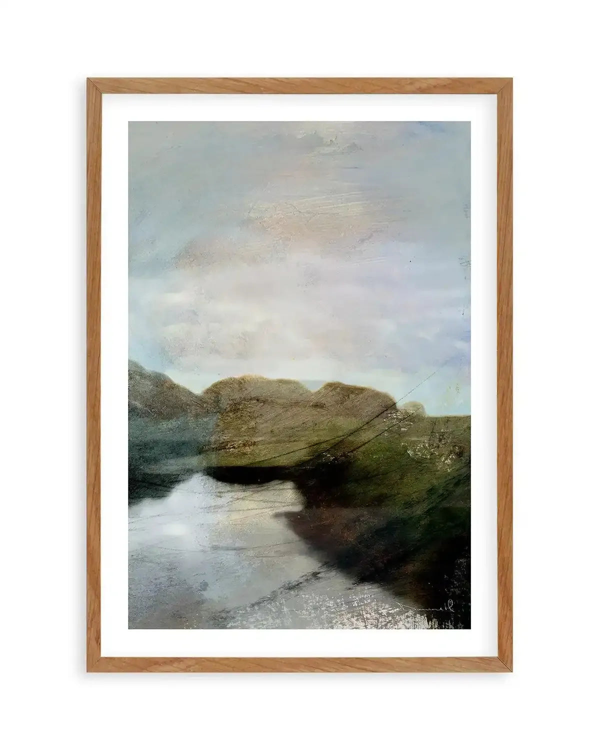 River Otter II by Dan Hobday PT Art Print-PRINT-Olive et Oriel-Dan Hobday-50x70 cm | 19.6" x 27.5"-Walnut-With White Border-Buy-Australian-Art-Prints-Online-with-Olive-et-Oriel-Your-Artwork-Specialists-Austrailia-Decorate-With-Coastal-Photo-Wall-Art-Prints-From-Our-Beach-House-Artwork-Collection-Fine-Poster-and-Framed-Artwork