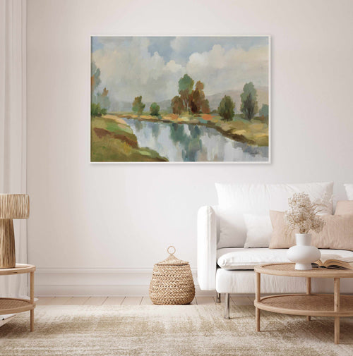 River and Clouds | Art Print