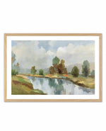 River and Clouds | Art Print