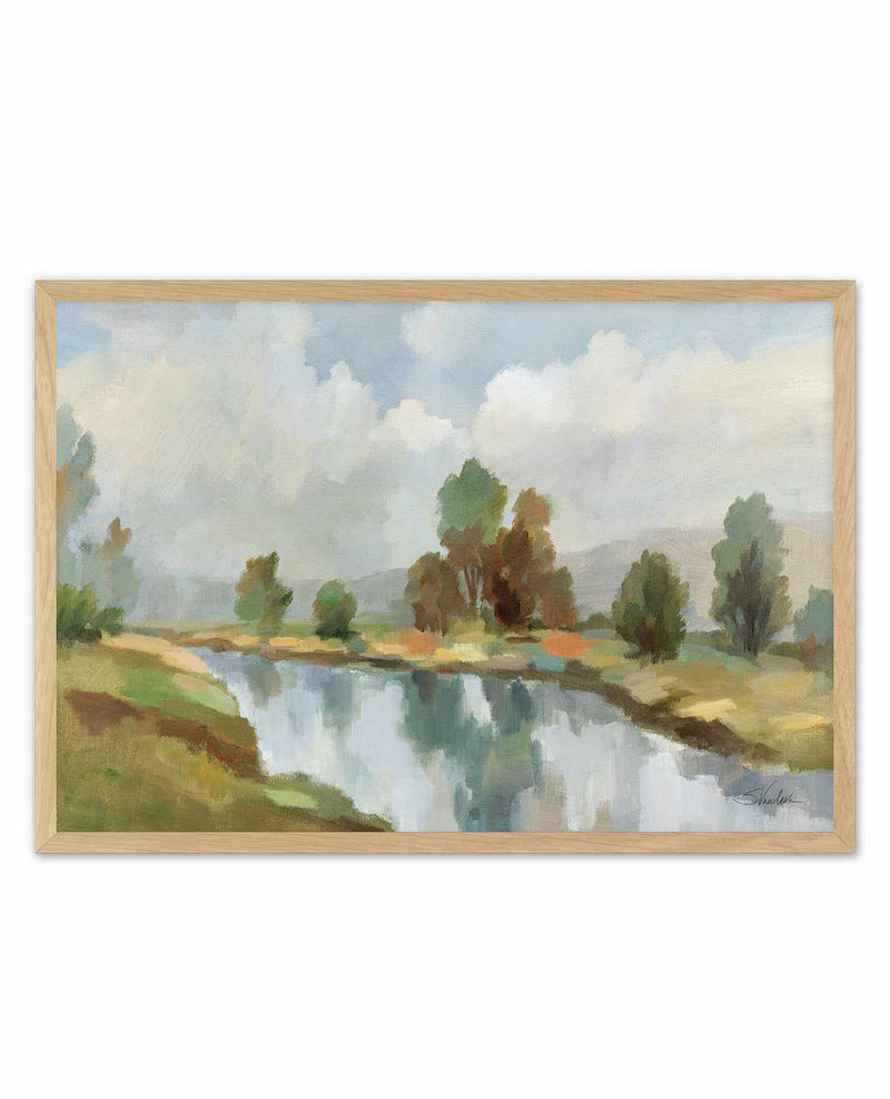 River and Clouds | Art Print