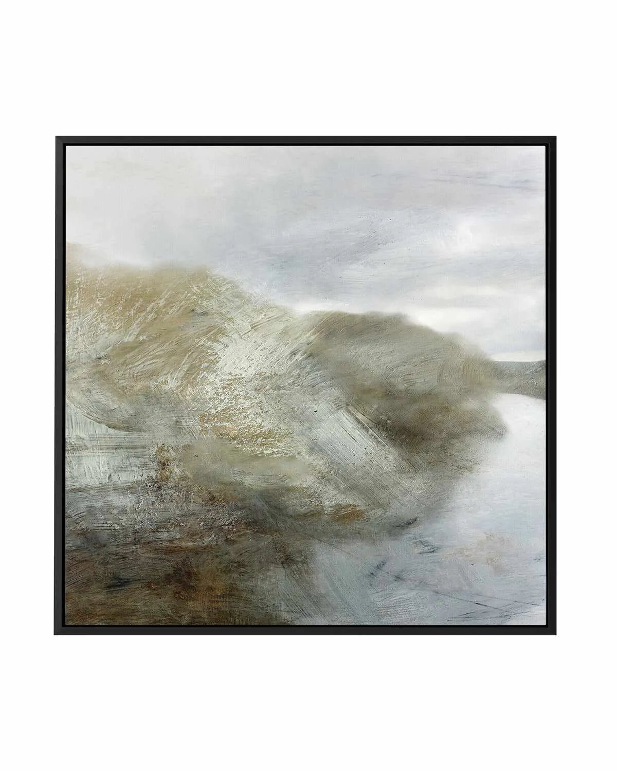 Riverside Left by Dan Hobday SQ | Framed Canvas Art Print from Olive et Oriel where you can shop wallpaper and artworks online