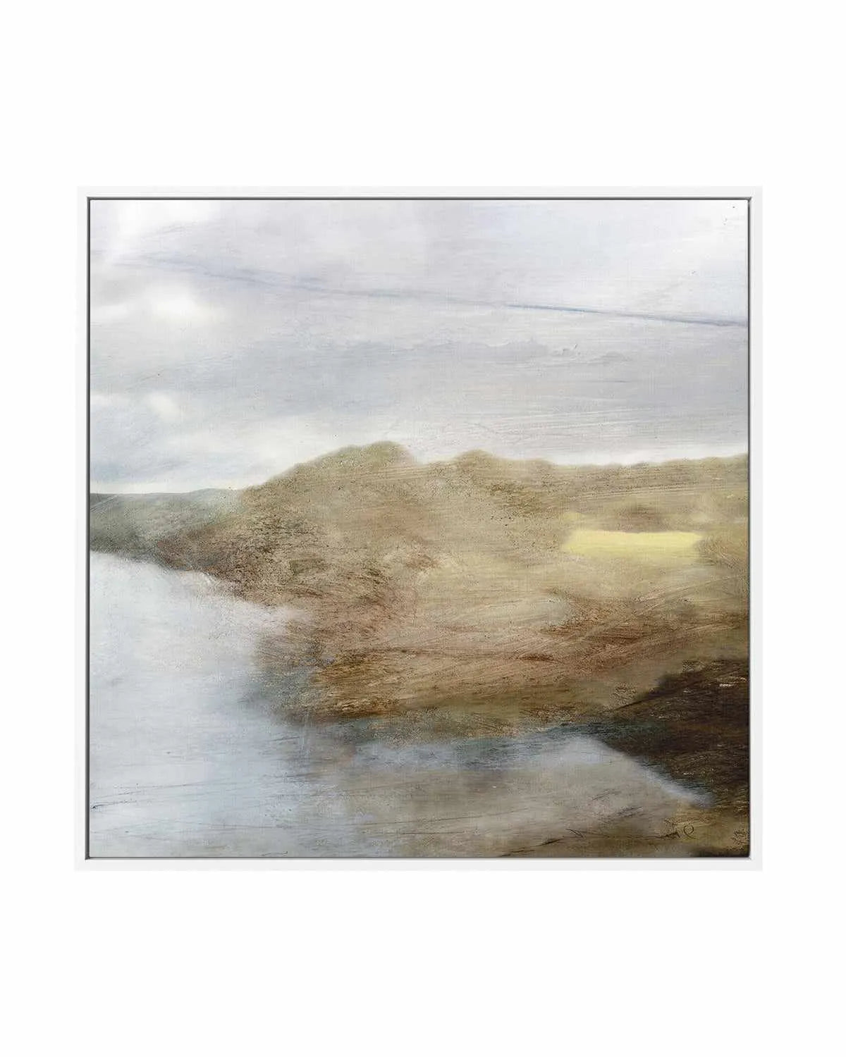 Riverside Right by Dan Hobday SQ | Framed Canvas Art Print from Olive et Oriel where you can shop wallpaper and artworks online